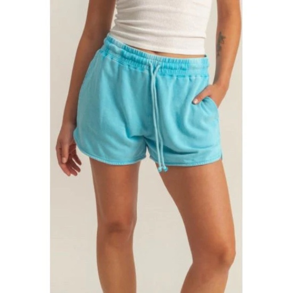 BRAND NEW WITH TAGS Aqua Cotton-Blend Lounge Shorts